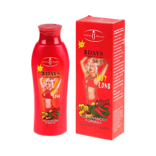 AICHUN BEAUTY - HOT LONG CHILLI AND GINGER 3 DAYS -3 CM SLIMMING AND FITTING CREAM 200ML