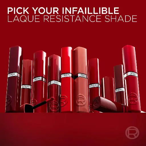 L'OREAL PARIS - INFALLIBLE LACQUE RESISTANCE LIQUID LIPSTICK 4ML