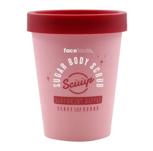 FACE FACTS - SCUUP SUGAR BODY SCRUB RASPBERRY RIPPLE 350G