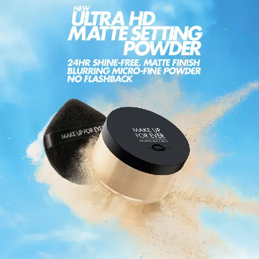 MAKEUP FOREVER - (WITHOUT BOX) ULTRA HD MATTE SETTING POWDER 11.5G 