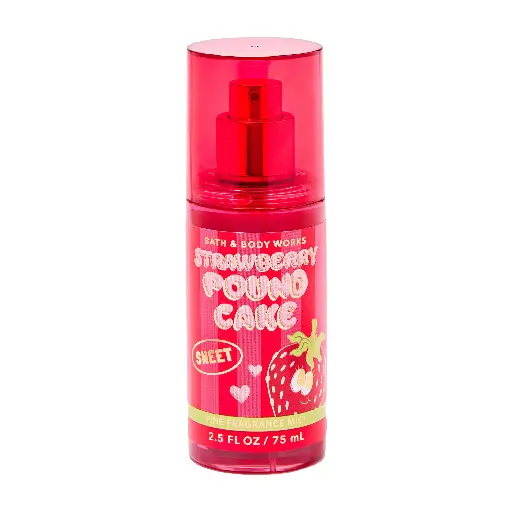 BATH & BODY WORKS - STRAWBERRY POUND CAKE FINE FRAGRANCE MIST 75ML 
