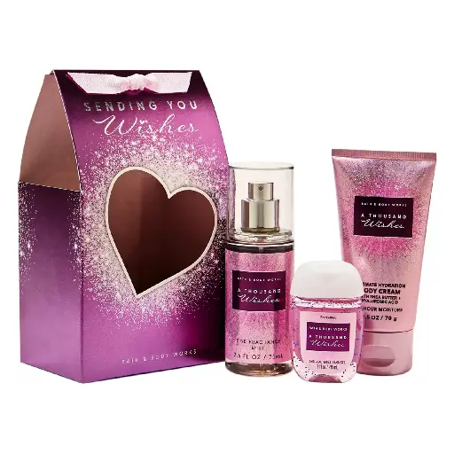 BATH & BODY WORKS - A THOUSAND WISHES MINI SET 3PCS 
