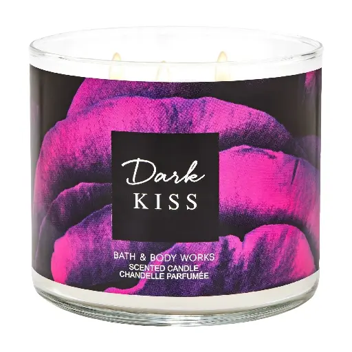 BATH & BODY WORKS - DARK KISS CANDLE 411G