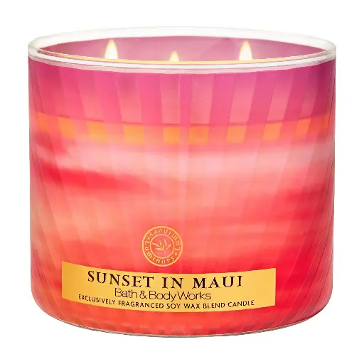 BATH & BODY WORKS - SUNSET IN MAUI CANDLE 411G