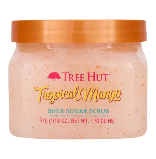 TREE HUT - SHEA SUGAR TROPICAL MANGO BODY SCRUB 510G