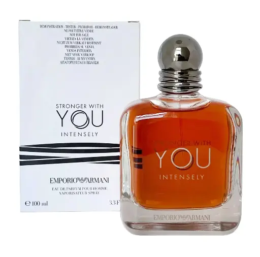 TESTER - EMPORIO ARMANI - STRONGER WITH YOU INTENSELY EDP 100ML