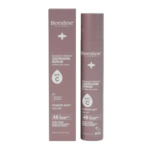 BEESLINE - RADIANT BRIGHT UNDERARM SERUM WITH VITAMIN C POWDER SOFT 150ML