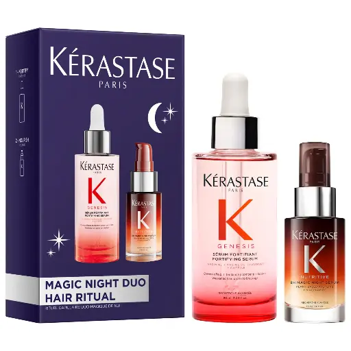 KÉRASTASE - MAGIC NIGHT DUO HAIR CARE COMBO GENESIS SERUM 90ML + MAGIC NIGHT SERUM 30ML