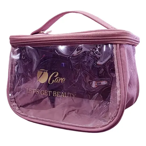TRIPLE CARE - MAKEUP BAG IN PINK T-3063