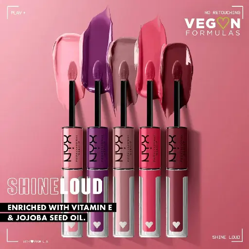 NYX - SHINE LOUD HIGH SHINE LIP COLOR & GLOSS 3.4ML + 3.4ML