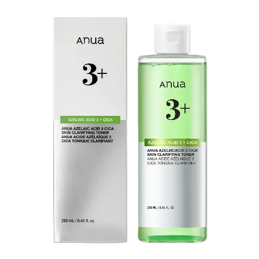 ANUA - AZELAIC ACID 3+ CICA CLARIFYING TONER 250ML