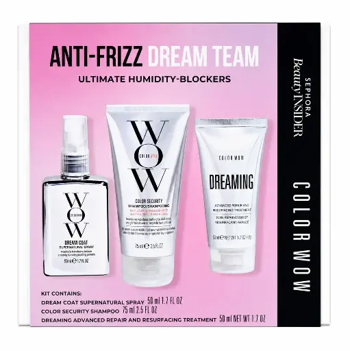SEPHORA - COLOR WOW - ANTI FRIZZ DREAM TEAM ULTIMATE HUMIDITY BLOCKERS SET 3PCS
