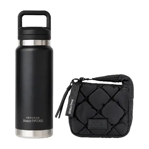 SEPHORA - WATER BOTTLE AND MICRO POUCH