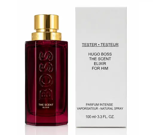 TESTER - HUGO BOSS - THE SCENT ELIXIR PARFUM INTENSE 100ML