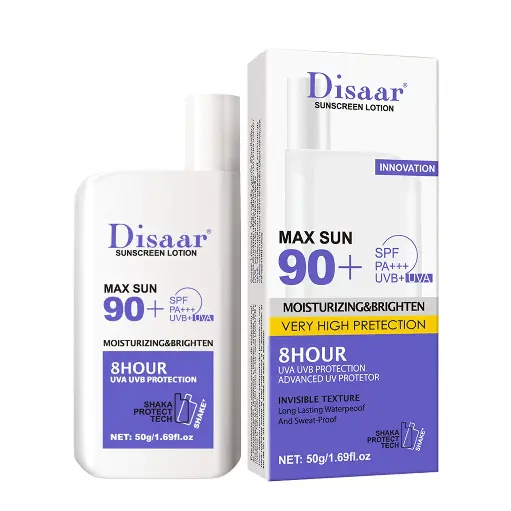 دياسار - كريم الوقاية من أشعة الشمس PA+++ بعامل حماية من الشمس SPF90، كريم تبييض البشرة واقٍ من الشمس ومضاد للشيخوخة 50 جرام